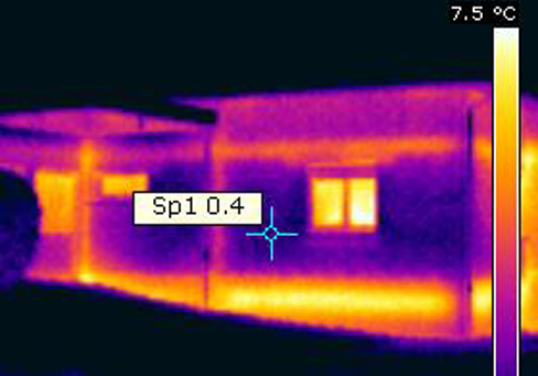 Relevé thermographique